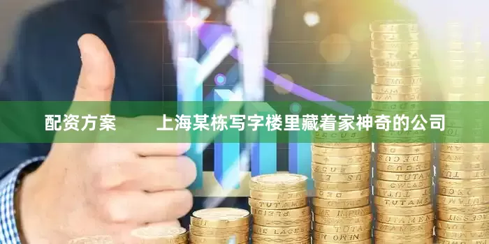 配资方案        上海某栋写字楼里藏着家神奇的公司
